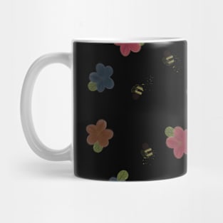 Flowers and buzzing bees Mug